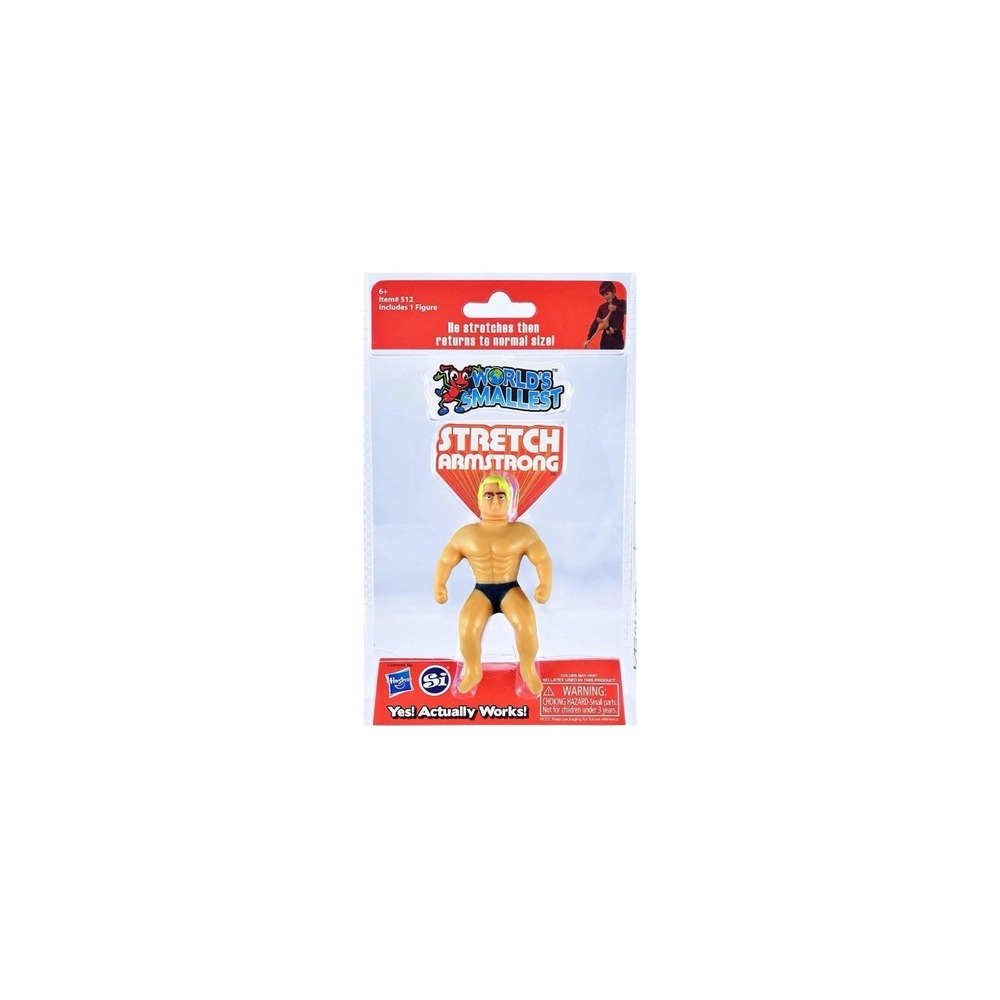 World's Smallest STRETCH ARMSTRONG‎ Action Figure NEW